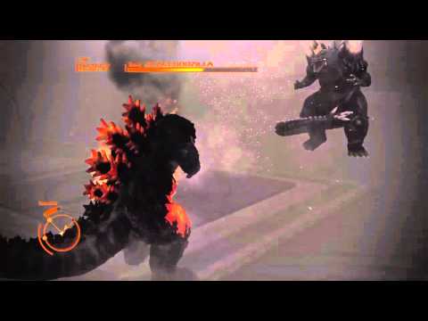 Godzilla PS4 - Burning Godzilla vs Spacegodzilla