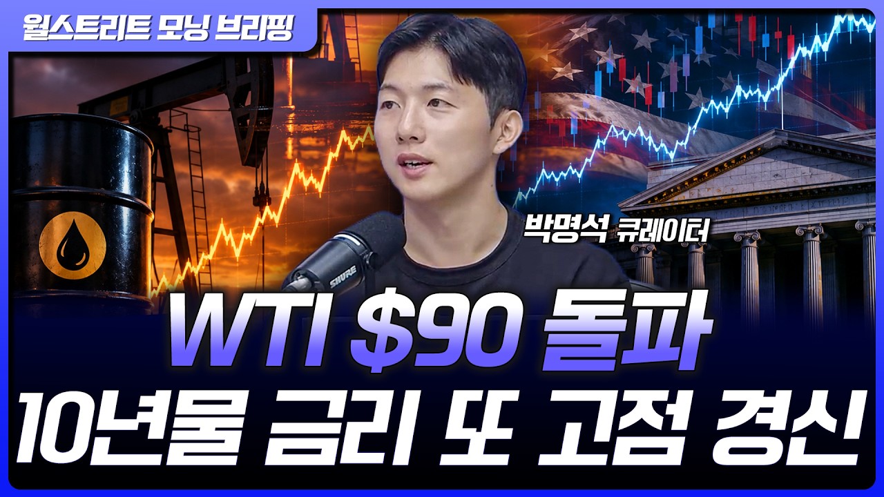 전세계 국채금리 급등세…호르무즈 공습 재개에 WTI $90 돌파 [월가 뉴스레터]