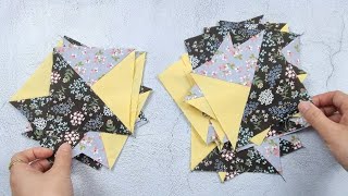 How to sew a beautiful patchwork that even beginners can follow