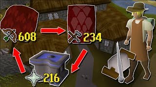 Testing the New Triple Training Method in the Forthos Dungeon! [OSRS]