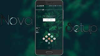 Best Nova launcher setup 2017 | Nova launcher Nature edition by Danish Khan