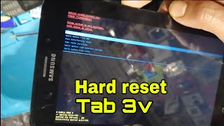 Hard reset samsung galaxy Tab 3v