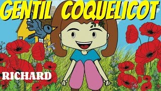 Gentil coquelicot - Comptine pour enfants par Richard