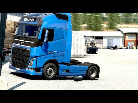 ETS 2   New Volvo FH16 Transporting Wood Bark from Zurich