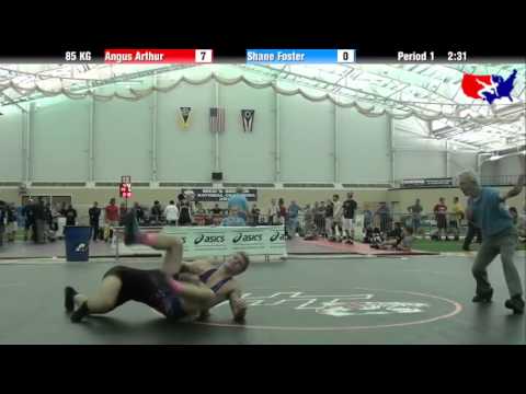 Angus Arthur vs. Shane Foster at 2013 FILA Cadet Nationals - FS