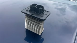 Replacing the Blower Motor Module Resistor on my 1993 Cadillac Fleetwood Brougham!