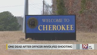 One Dead after Officer Involved Shooting in Cherokee