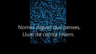 Lletra Bicicletes -Blaumut