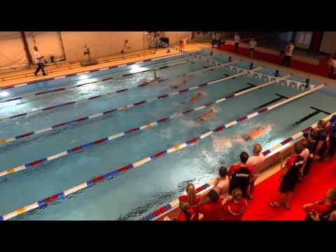 NJSC 2013 - Event 24, Men's Backstroke 50m, Heat 1 (2)