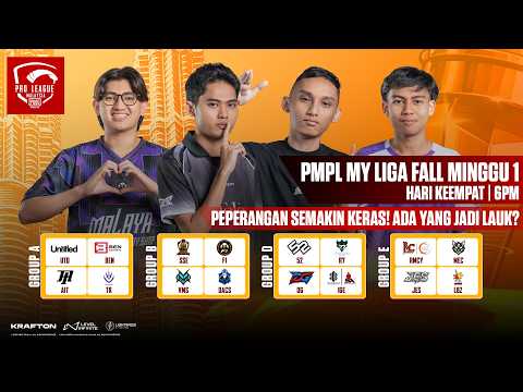 [BM] 2026 PMPL MY FALL | Liga Minggu Pertama | Hari Keempat