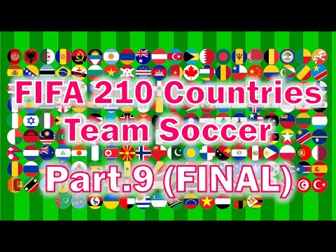 FIFA 210 Countries Team Marble Soccer Part.9 (Final) | Marble Factory