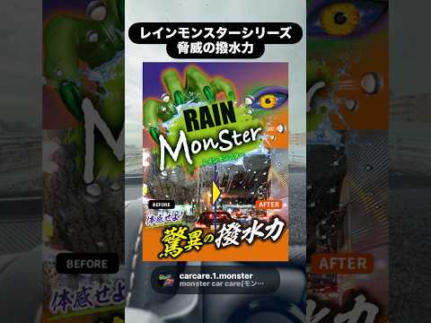 レインモンスタークリーナー&ストロングモニターレビュー