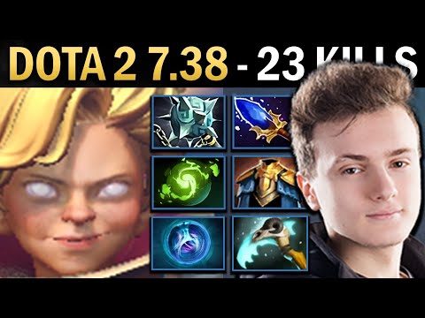Invoker Gameplay Miracle with 23 Kills and Robe - Dota 2 7.38