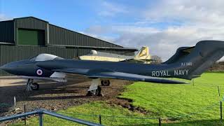 NEWARK AIR MUSEUM ENGLAND.DE HAVILLAND SEA VIXON ROYAL NAVY
