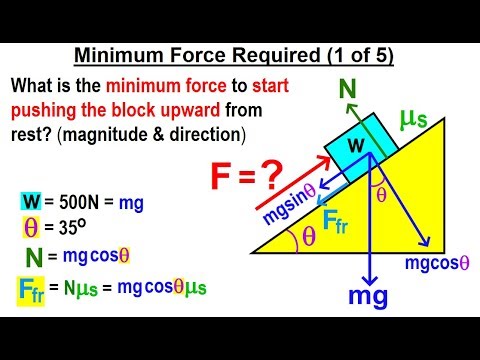 Physics Mechanics The Inclined Plane 1 of 2 Frictionless