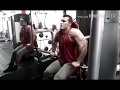 Shoulder Press Delts Back Gym Training Motivation - Young HULK Bodybuilder Athlete
