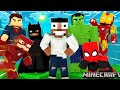 Minecraft but there are Super Heroes || Marvel and DC || Minecraft Mods || Minecraft gameplay Tamil