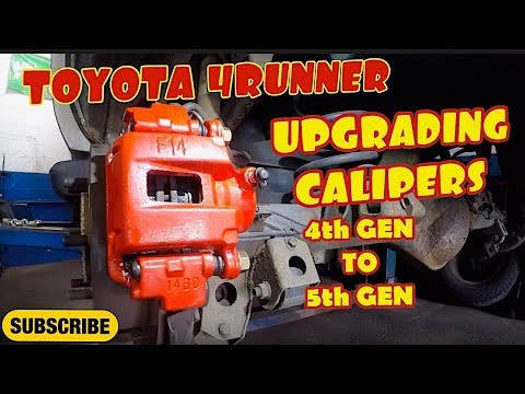 Toyota 4Runner Upgrading 4th Gen to 5th Gen Brakes and Caliper