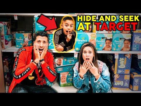 Hide And Seek At The Biggest Target! **WE LOST FERRAN** | The Royalty Family