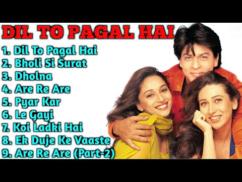 Dil To Pagal Hai Movie Song All | Shahrukh Khan & Madhuri Dixit |ALL TIME SONGS @moviesupdatesindia