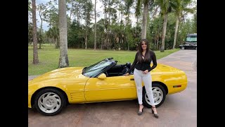 1992 Corvette C4 Convertible, only 22K Miles, For Sale 239-263-8500 ww