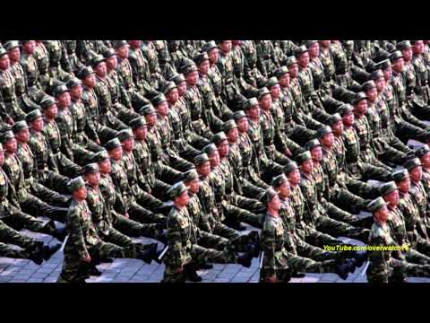 North Korean Song: Sound of Soldiers' Footsteps
