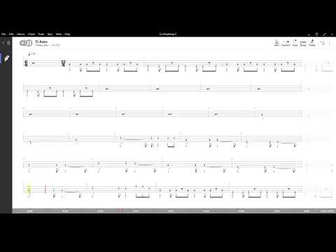 Ti amo ( Umberto tozzi ) ,Tablatura e base Senza Basso - Backing bass track