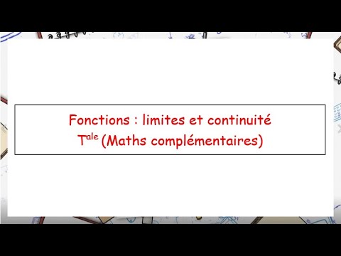Tale (maths complémentaires) - Fonctions: limites et continuité