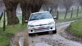 preview picture of video 'Onboard Rallye de Hannut 2013 - Rouxhet - Peugeot 106 Rallye - ES8 Cras-Avernas [HD] by JHVideo'