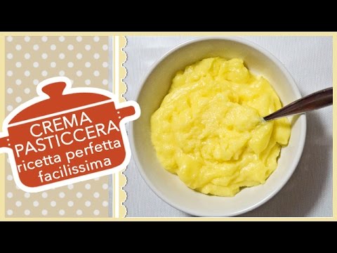 CREMA PASTICCERA | ricetta perfetta facilissima