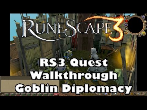 RS3 Quest Guide - Goblin Diplomacy - 2017 (Up to date)