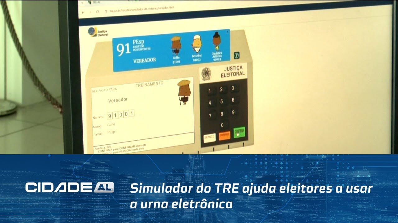 Treine para o voto: Simulador do TRE ajuda eleitores a usar a urna eletrônica