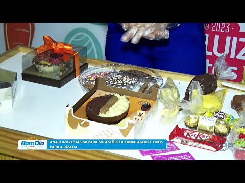 Ana Luiza Festas mostra sugestões de embalagens e ovos para a Páscoa 06 03 2023