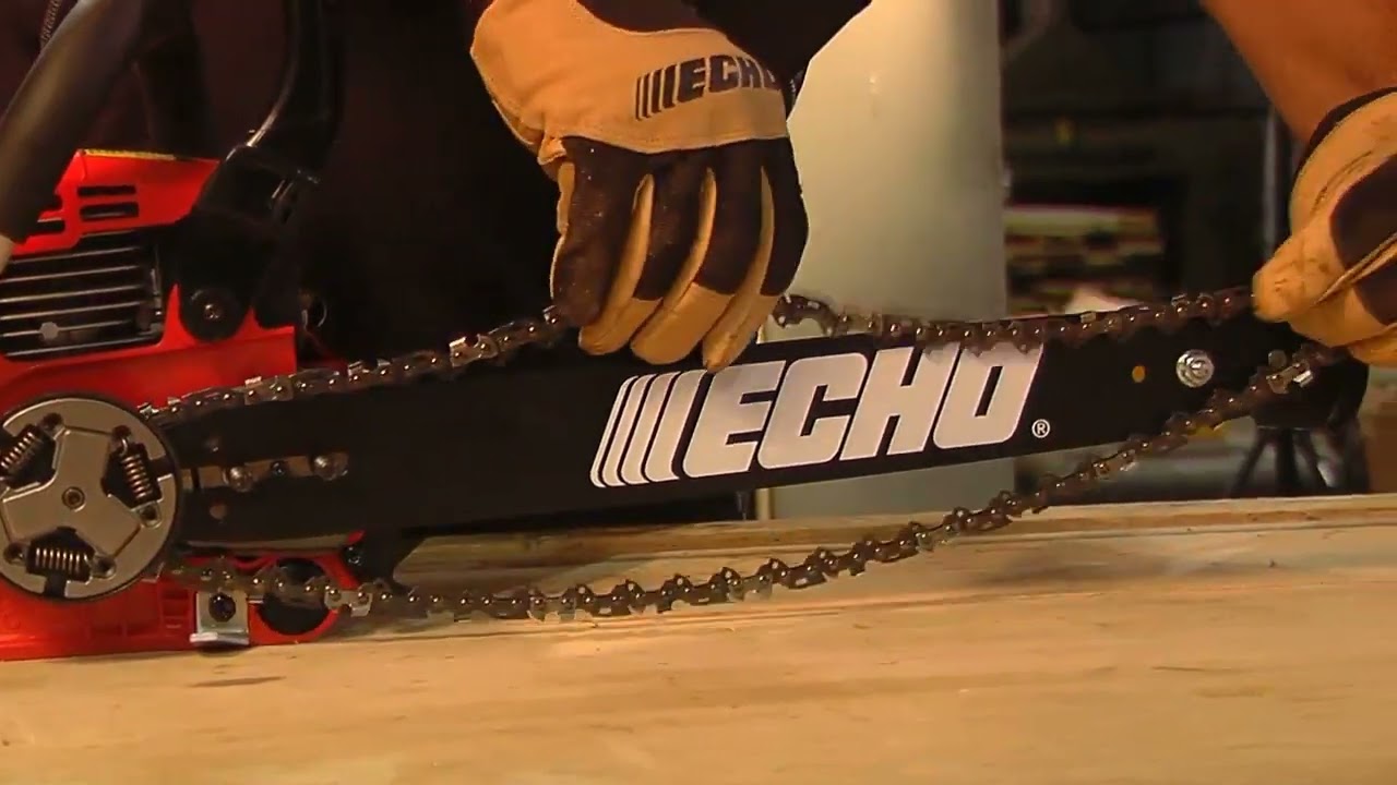 ECHO Chainsaws How to Install a Bar and Chain Product Knowledge Video