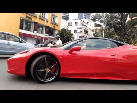 Ferrari 458 with IPE in bangalore!