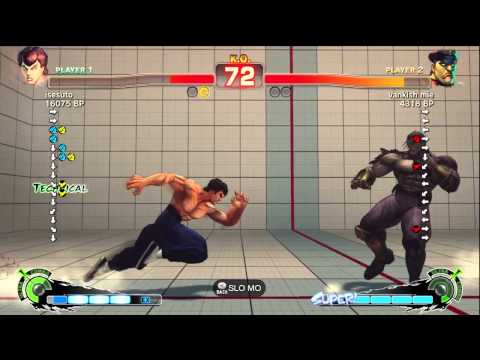isesuto [Fei] vs vankish [Bison] SSF4 Japanese Online Ranked Matches - TRUE-HD