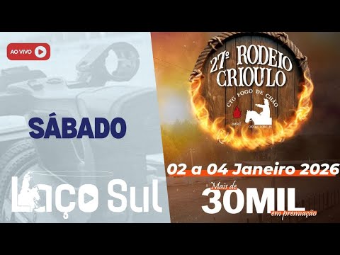 27º RODEIO CRIOULO CTG FOGO DE CHÃO - CACIQUE DOBLE/RS