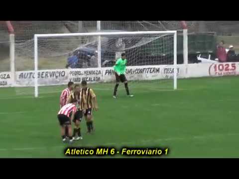 FUTBOL DORREGO: GOLES DE ATLETICO MH 6 - FERROVIARIO 1 e INDEPENDIENTE 2 - SUTERYH 1 (22-04-18)