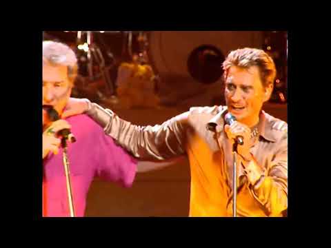 Johnny Hallyday  -  Be bop a lula ( & Eddy Mitchell )( Olympia, Paris )