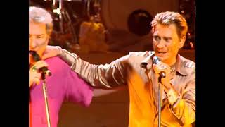 Johnny Hallyday  -  Be bop a lula ( &amp; Eddy Mitchell )( Olympia, Paris )