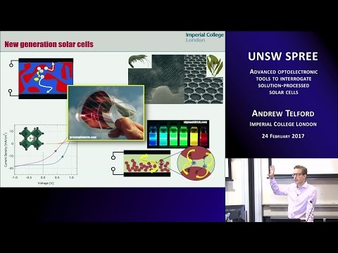UNSW SPREE 201702- 24 Andrew Telford - Advanced optoelectronic tools for solar cells