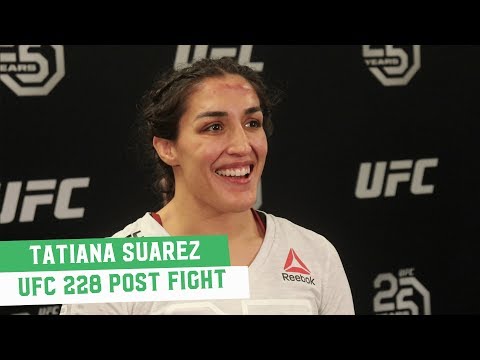 Tatiana Suarez: I want to be a Champ Champ like McGregor and Cormier | UFC 228 Post Fight
