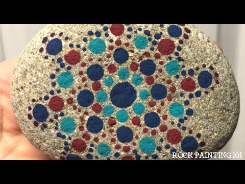 A quick PAINTING HACK for Mandala rocks Beginners