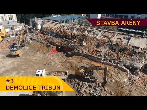 Stavba arény - #3 (Demolice tribun)
