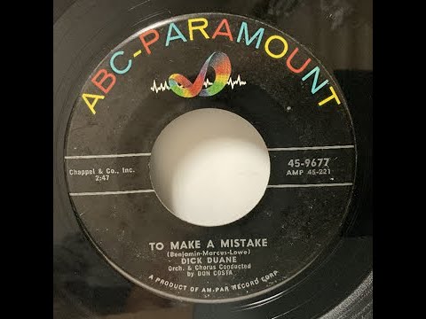 Dick Duane - To Make A Mistake（1956）