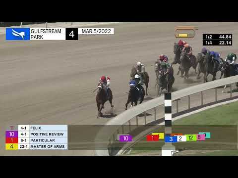 Gulfstream Park Carrera 4 - 5 de Marzo 2022