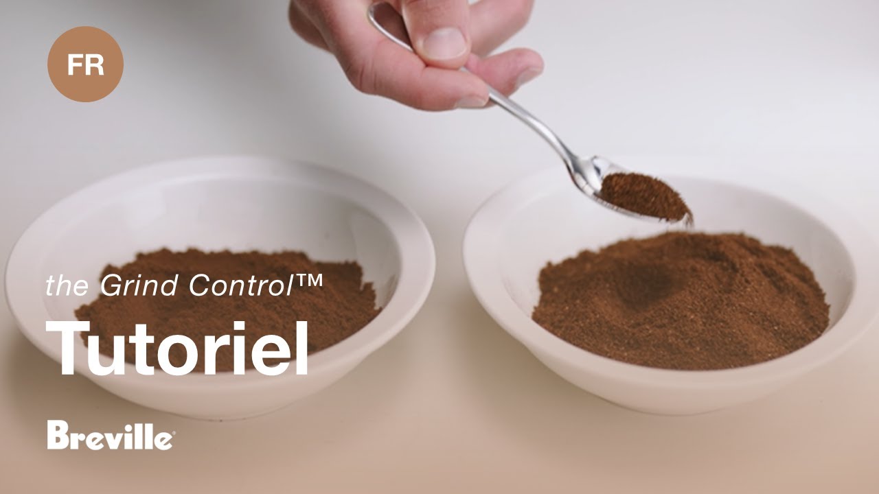 Guide didactique du café Breville - Comment ajuster la taille de la mouture