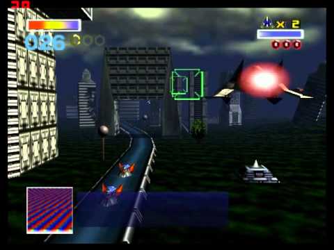 Star Fox Marathon (Star Fox 64) easy mission 1