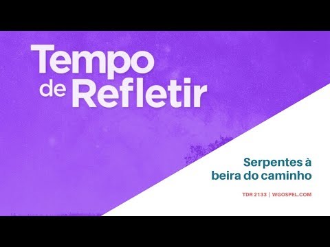 Tempo de Refletir 2133 - Serpentes à beira do caminho