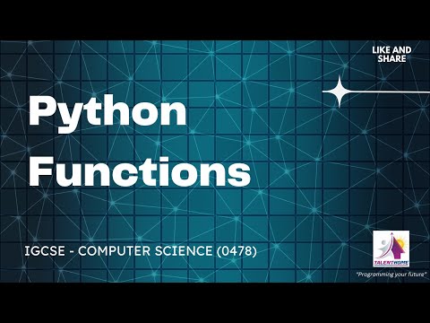 Python Function video thumbnail
